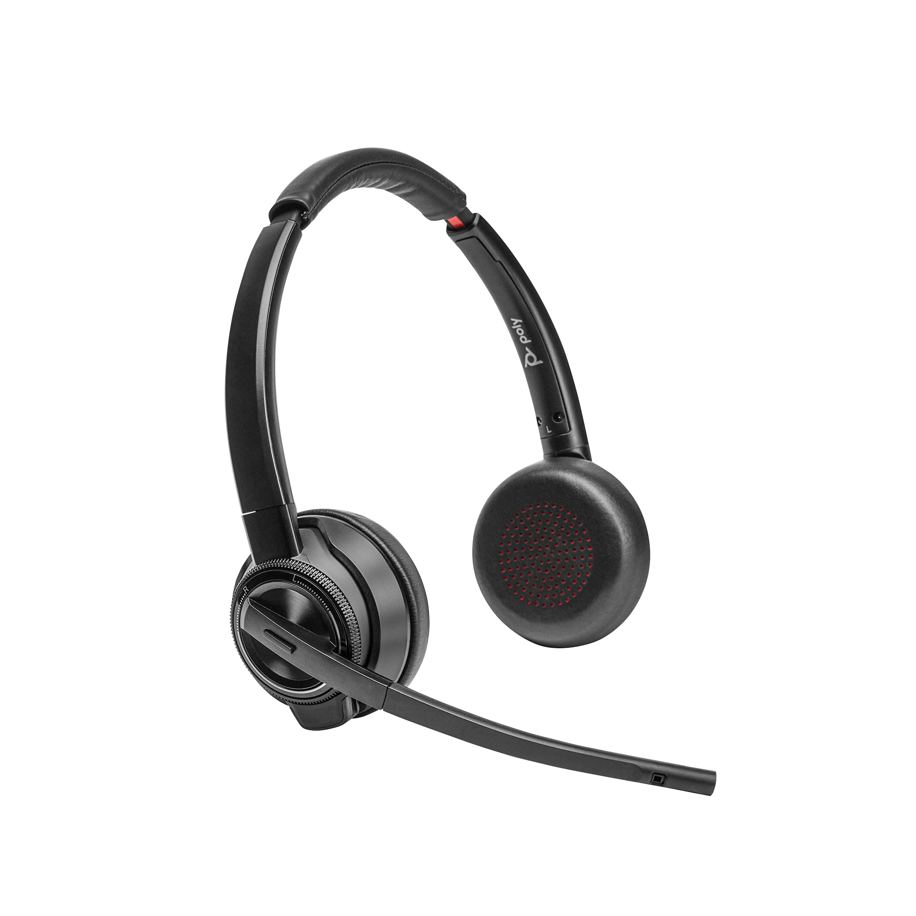 HP Poly Savi 8420 Office Stereo Microsoft Teams Certified DECT 1880-1900 MHz Headset display experience
