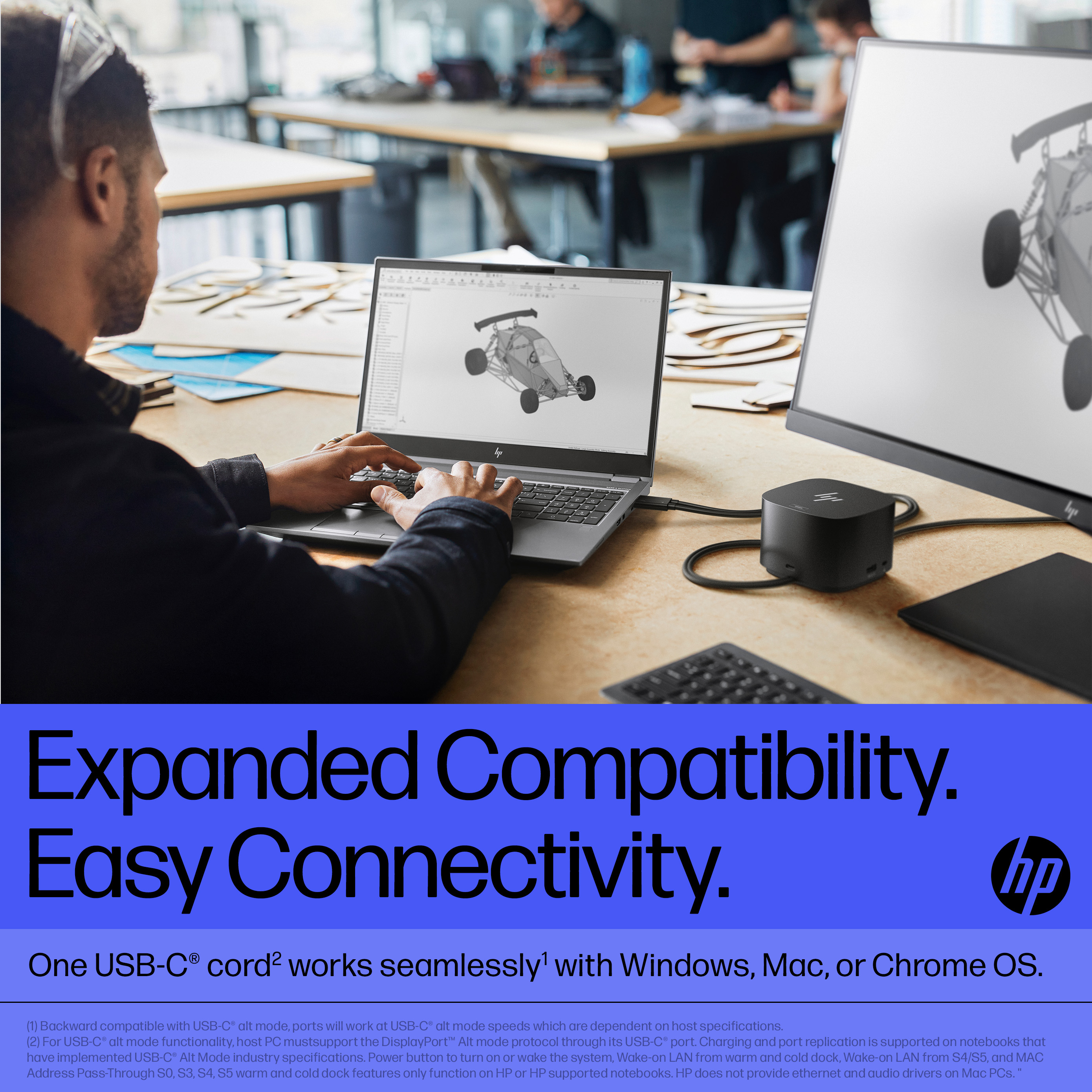 HP Thunderbolt Dock 280W G4 w/Combo Cable design and build