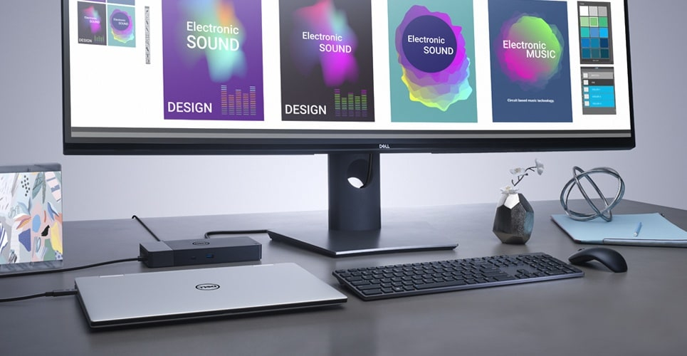 Dell Docking Station USB-C EQV to WD19S-180W power your connections