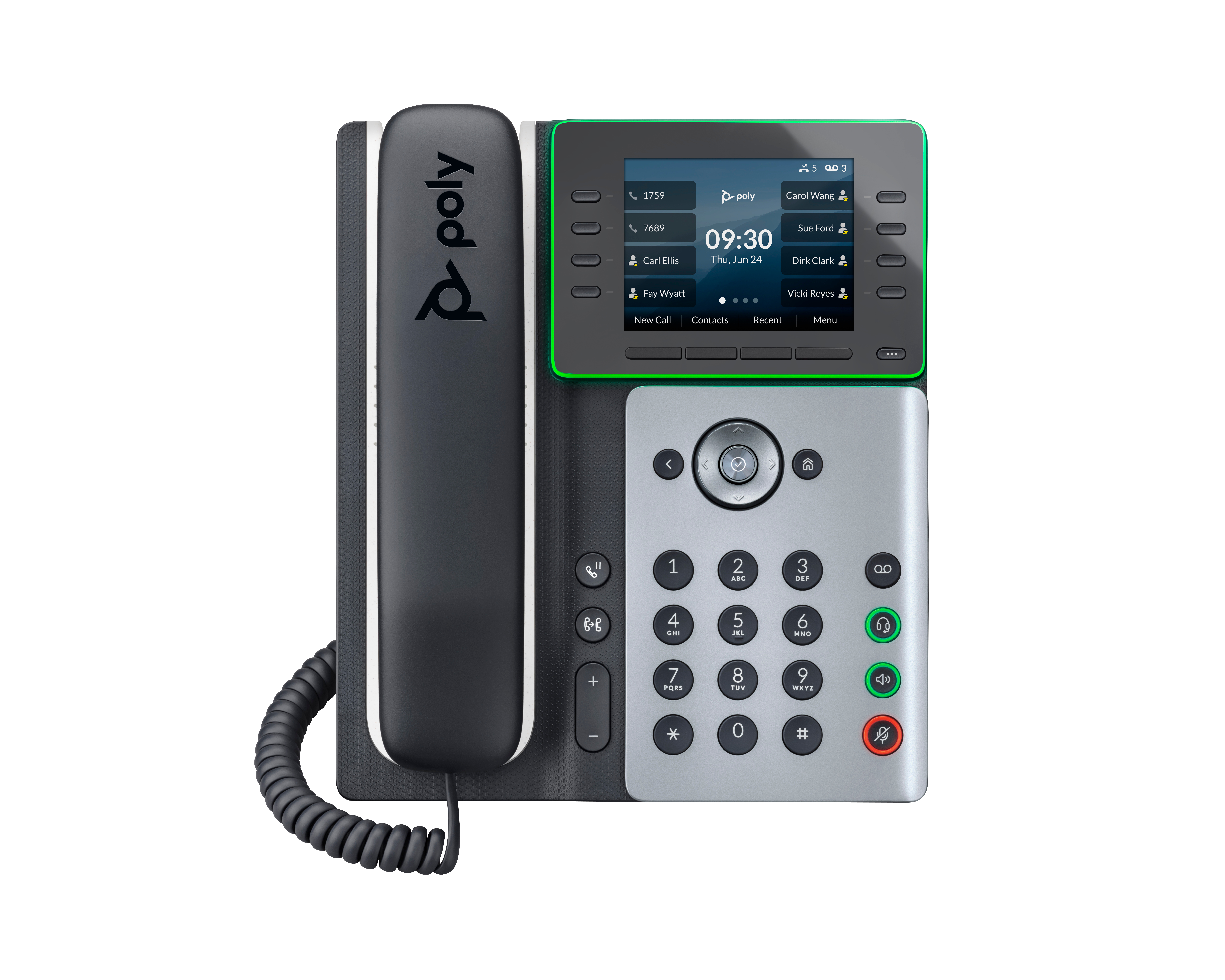 HP Poly Edge E320 IP Phone and PoE-enabled display experience